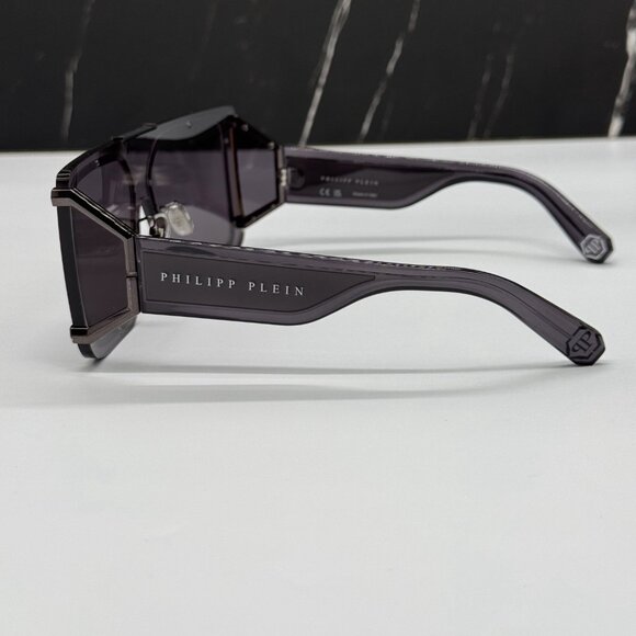 NEW SPP096M 0I86 PHILIPP PLEIN REVOLUTION BLACK UNISEX SUNGLASSES main image 5